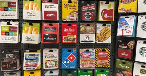 who accepts restaurant gift cards